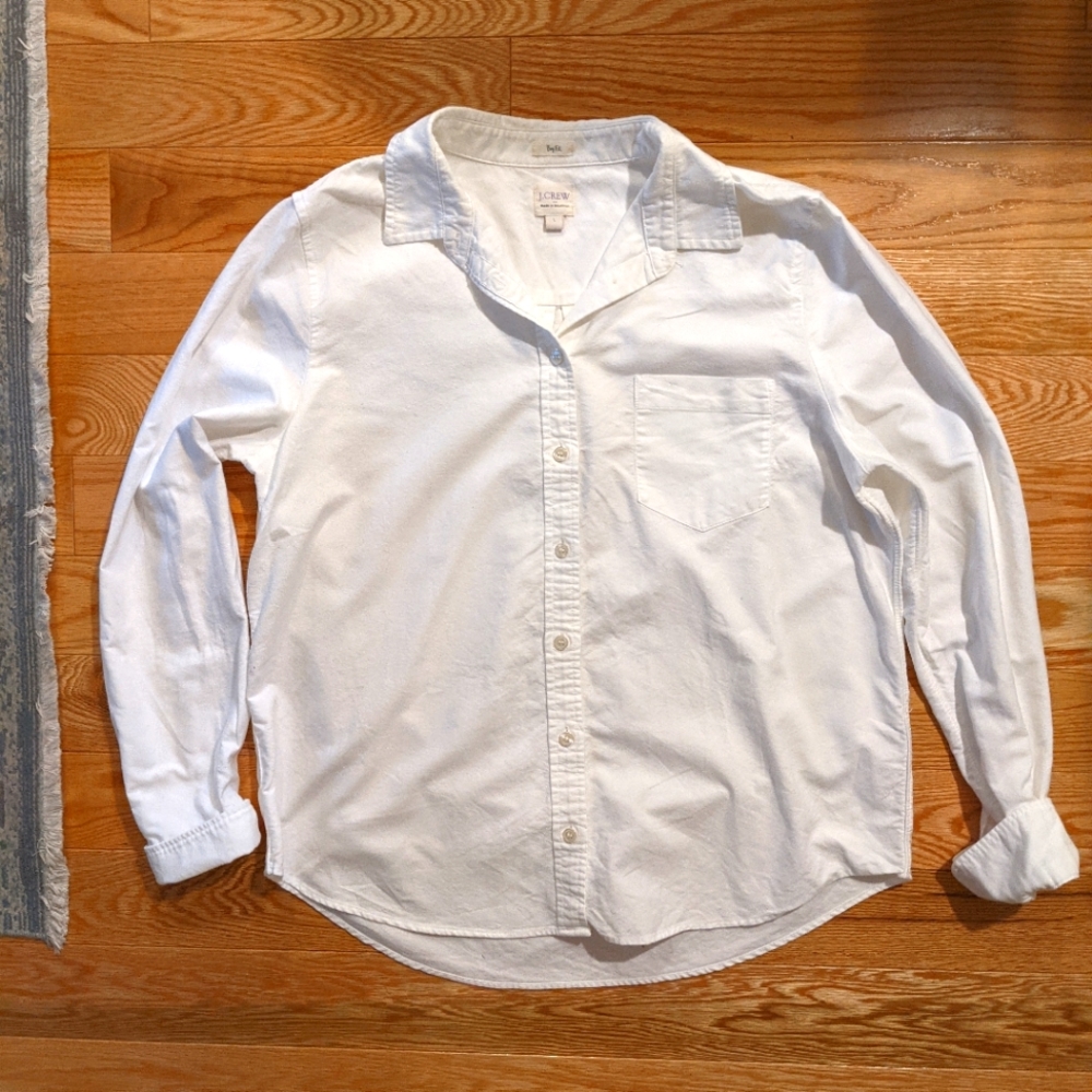 JCrew Boyfriend Button Up